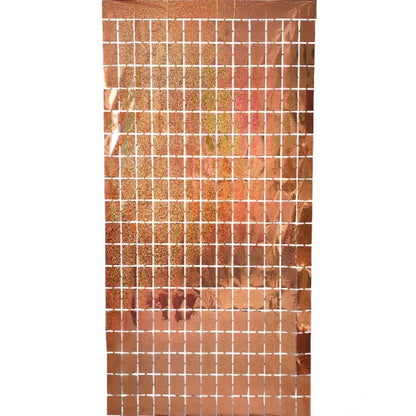 Cortina metálica Cuadrada Holográfica GZ-4519