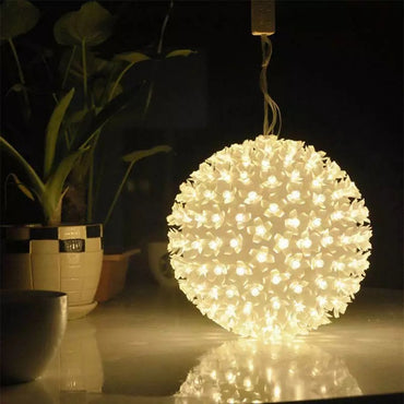 Figura de esfera de led´s luz