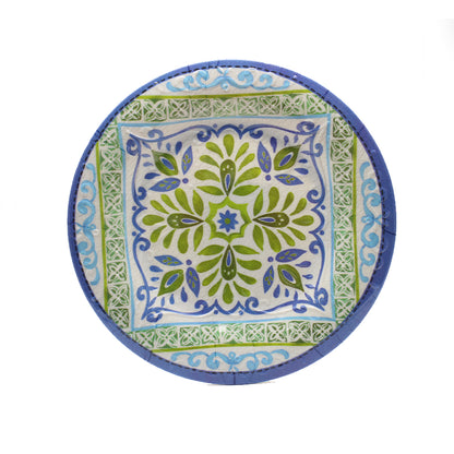 Plato mandala de colores