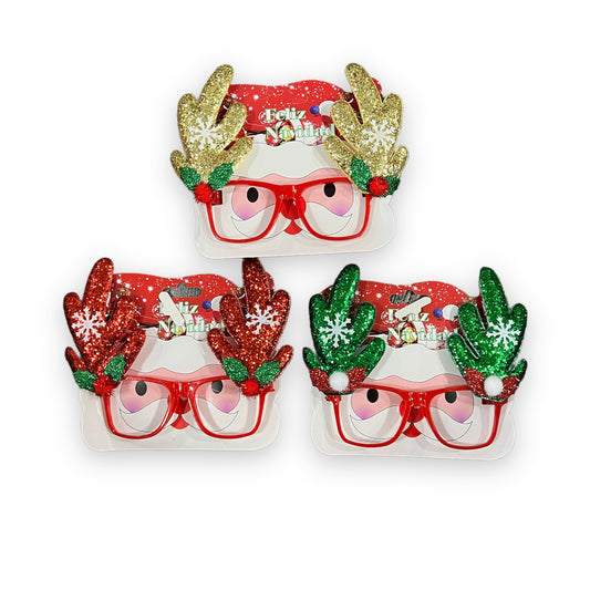 LENTES NAVIDEÑOS PARA FIESTA DIFERENTES MODELOS