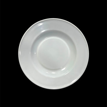 PLATO DE PORCELANA BLANCO