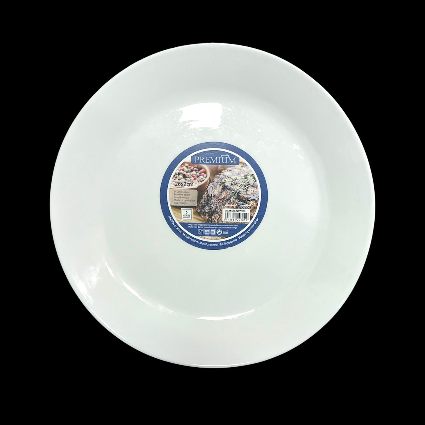 PLATO DE PORCELANA BLANCO NEW60/85/102  DIFERENTES MODELOS