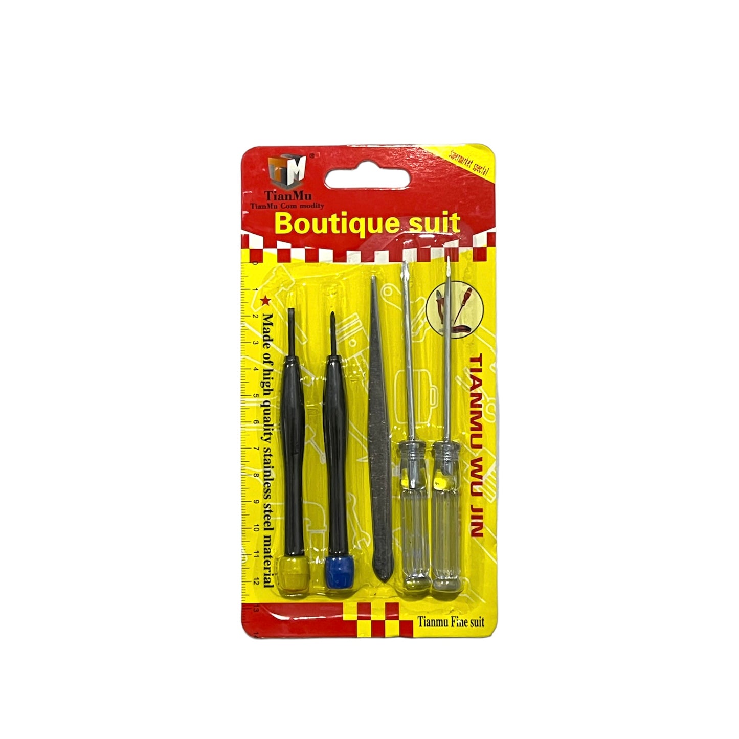 SET DESARMADORES Y PINZA GM831-1F-18